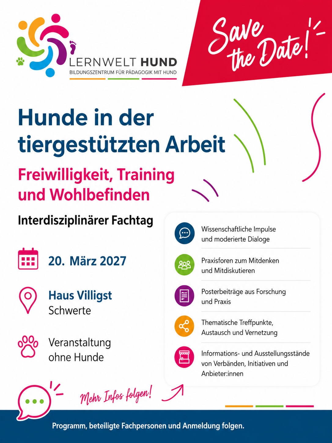 Fachtag: Hunde in der tiergestützten Arbeit